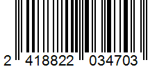 Barcode 2418822034703