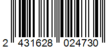 Barcode 2431628024730