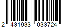 Barcode 2431933033724