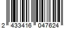 Barcode 2433416047624