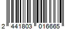 Barcode 2441803016665