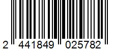Barcode 2441849025782