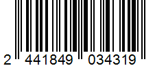 Barcode 2441849034319