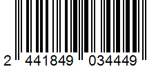 Barcode 2441849034449