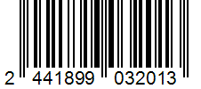 Barcode 2441899032013
