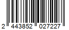 Barcode 2443852027227