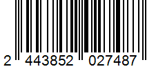 Barcode 2443852027487
