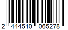 Barcode 2444510065278