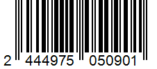 Barcode 2444975050901