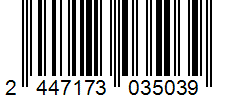 Barcode 2447173035039