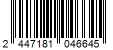 Barcode 2447181046645