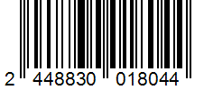 Barcode 2448830018044