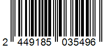 Barcode 2449185035496