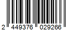 Barcode 2449376029266