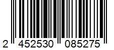 Barcode 2452530085275