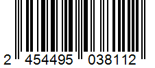 Barcode 2454495038112