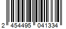 Barcode 2454495041334