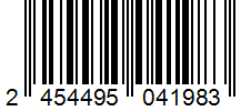 Barcode 2454495041983