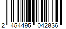 Barcode 2454495042836