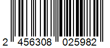 Barcode 2456308025982