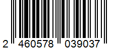 Barcode 2460578039037