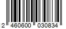 Barcode 2460600030834