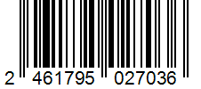 Barcode 2461795027036