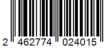 Barcode 2462774024015
