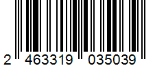 Barcode 2463319035039
