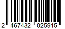 Barcode 2467432025915