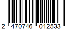 Barcode 2470746012533