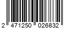 Barcode 2471250026832