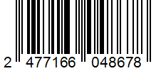 Barcode 2477166048678