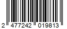 Barcode 2477242019813