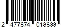 Barcode 2477874018833