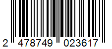 Barcode 2478749023617