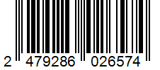 Barcode 2479286026574