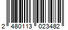 Barcode 2480113023482