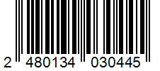 Barcode 2480134030445