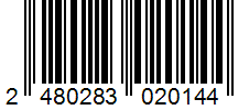 Barcode 2480283020144