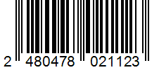 Barcode 2480478021123