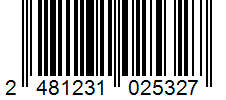 Barcode 2481231025327