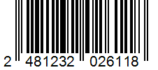 Barcode 2481232026118