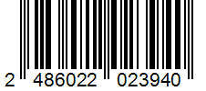 Barcode 2486022023940