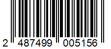 Barcode 2487499005156