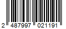 Barcode 2487997021191
