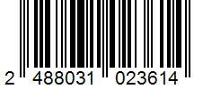 Barcode 2488031023614