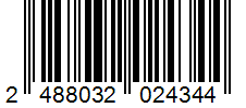 Barcode 2488032024344