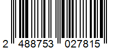 Barcode 2488753027815