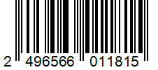 Barcode 2496566011815